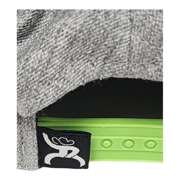 Get Your Hooey Snapback Hat Embroidered Cowboy Logo Gray & Purple - Picture 4 of 9